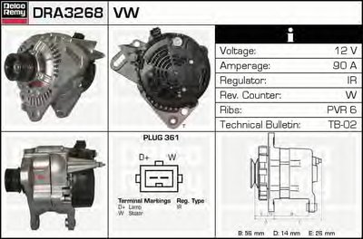 Генератор Remanufactured REMY (Light Duty) DELCO REMY купить