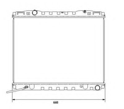 Радиатор, охлаждение двигателя NRF купить