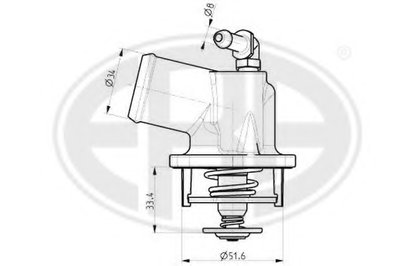 Термостат, охлаждающая жидкость ERA купить