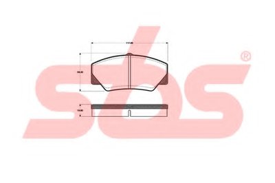 Комплект тормозных колодок, дисковый тормоз sbs купить