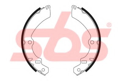 Комплект тормозных колодок sbs купить