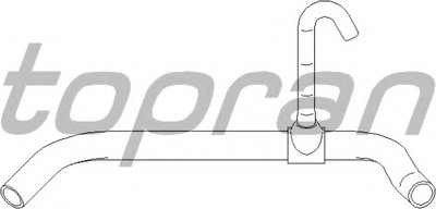 Шланг радиатора TOPRAN купить