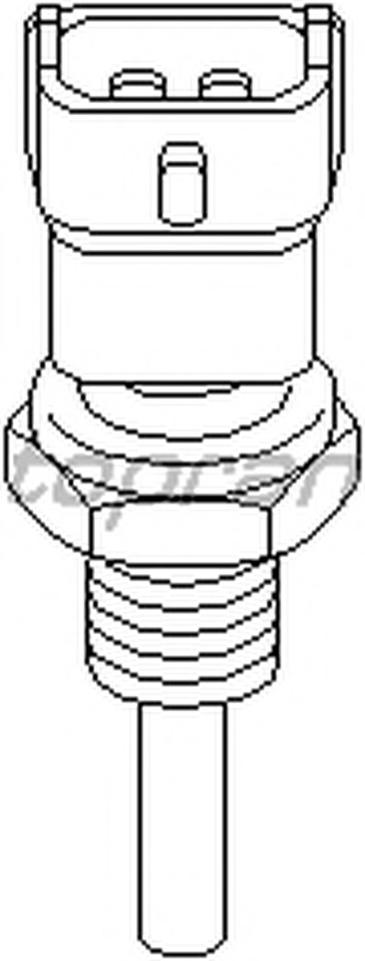 Датчик, температура охлаждающей жидкости TOPRAN купить
