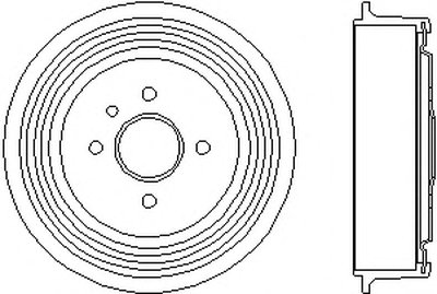 Тормозной барабан HELLA PAGID купить