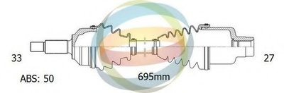 Приводной вал ODM-MULTIPARTS купить