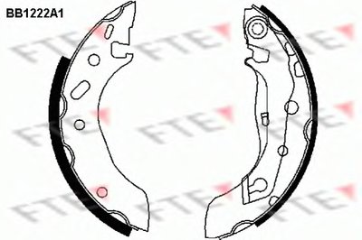 Комплект тормозных колодок FTE купить