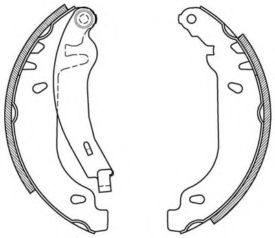 Комплект тормозных колодок ADVANCE OPEN PARTS купить