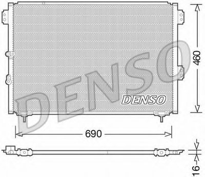 Конденсатор, кондиционер DENSO купить