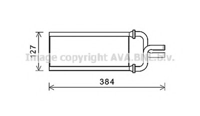 Теплообменник, отопление салона AVA QUALITY COOLING купить