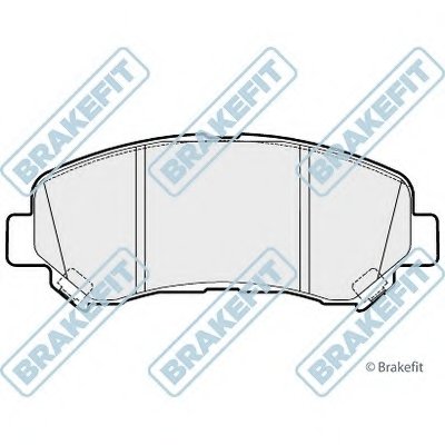 Комплект тормозных колодок, дисковый тормоз Brake Fit APEC braking купить