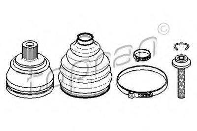 Шарнирный комплект, приводной вал TOPRAN купить