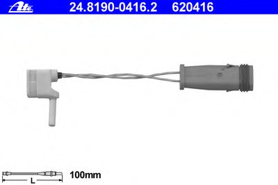 Сигналізатор, знос гальмівних колодок (вир-во ABS)