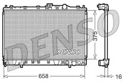 Радиатор, охлаждение двигателя DENSO купить