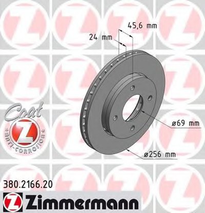 Тормозной диск COAT Z ZIMMERMANN купить