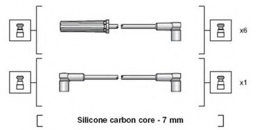 Комплект проводов зажигания MAGNETI MARELLI купить