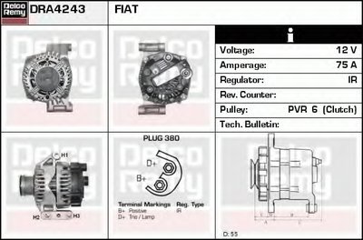 Генератор Remanufactured REMY (Light Duty) DELCO REMY купить