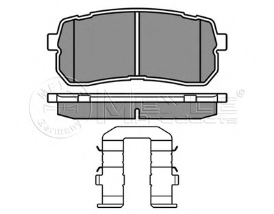 Колодки тормозные (задние) Hyundai H1/Starex 08-/KIA Carniva