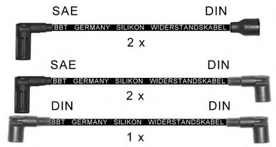 Комплект проводов зажигания BBT купить