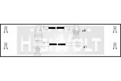 Комплект проводов зажигания HighVolt STANDARD купить