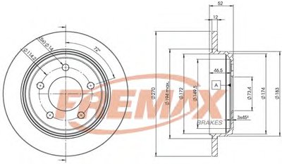 Тормозной диск Premium Carbon + FREMAX купить