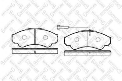 Колодки тормозные передние дисковые комплект FIAT DUCATO 94-06, PEUGEOT BOXER 94-06
