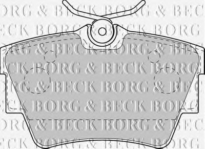 BBP1813 BORG & BECK - Гальмівні колодки до дисків