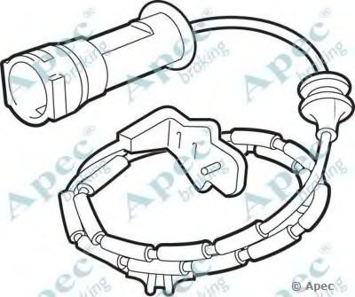 Указатель износа, накладка тормозной колодки APEC braking купить