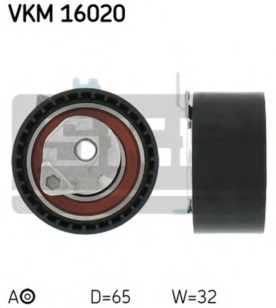 Ролик натяжителя ремня ГРМ (VKM16020) SKF