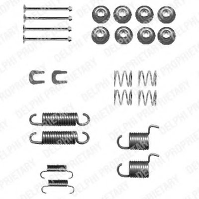 Комплектующие, тормозная колодка DELPHI купить