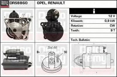 Стартер Remanufactured REMY (Light Duty) DELCO REMY купить