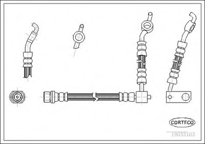 Тормозной шланг CORTECO купить