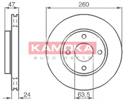 Тормозной диск KAMOKA KAMOKA купить