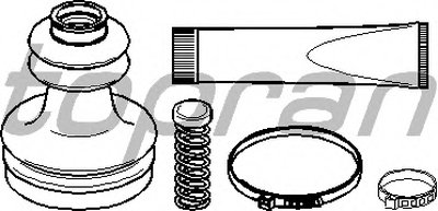 Комплект пылника, приводной вал TOPRAN купить