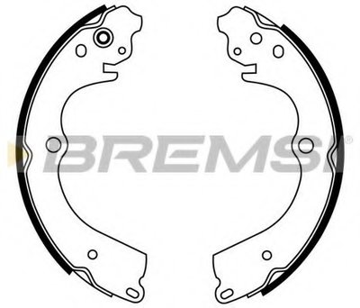 Комплект тормозных колодок BREMSI купить