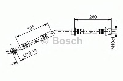 Тормозной шланг BOSCH купить