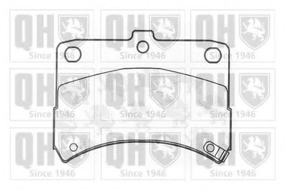 Комплект тормозных колодок, дисковый тормоз QUINTON HAZELL купить