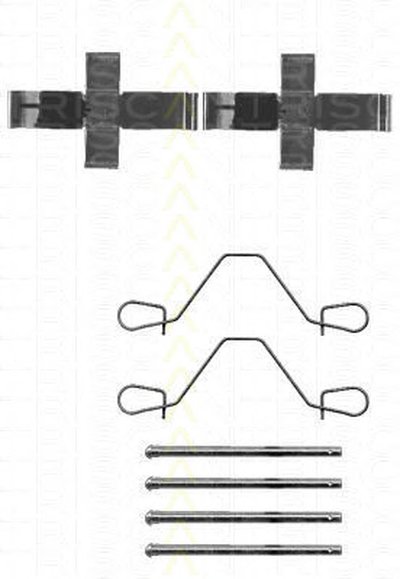 Комплектующие, колодки дискового тормоза TRISCAN купить