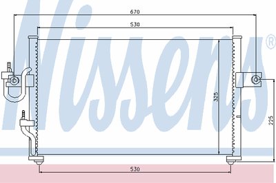 Конденсатор, кондиционер NISSENS купить