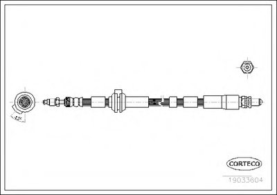 Тормозной шланг CORTECO купить