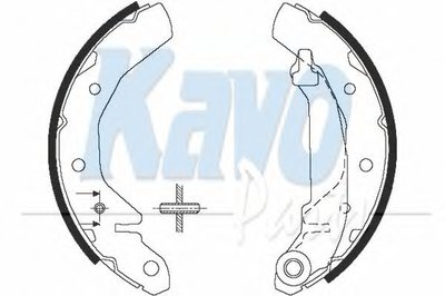 Комплект тормозных колодок MK KASHIYAMA KAVO PARTS купить