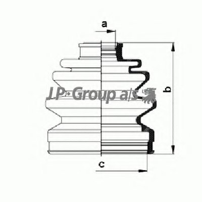 Комплект пылника, приводной вал QH JP GROUP купить