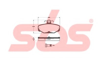 Комплект тормозных колодок, дисковый тормоз sbs купить