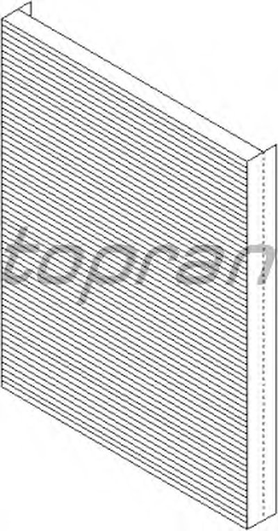Фильтр, воздух во внутренном пространстве TOPRAN купить