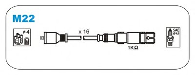 К-кт дротів в/н MB Mercedes CL500 99-06