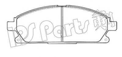 Комплект тормозных колодок, дисковый тормоз IPS Parts IPS Parts купить