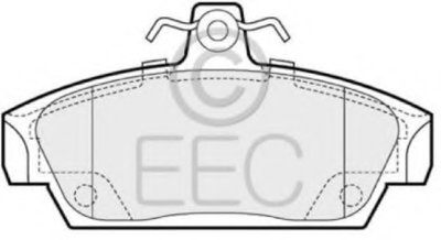 Комплект тормозных колодок, дисковый тормоз EEC купить
