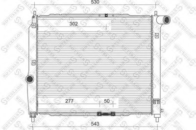 Радиатор, охлаждение двигателя STELLOX купить