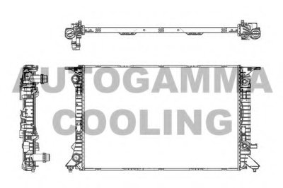Радиатор, охлаждение двигателя AUTOGAMMA купить