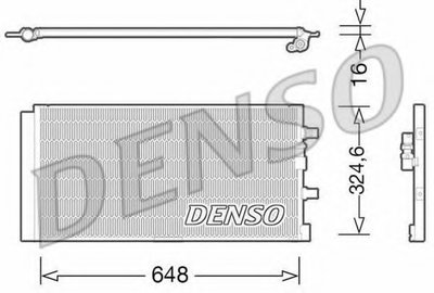 Конденсатор, кондиционер DENSO купить