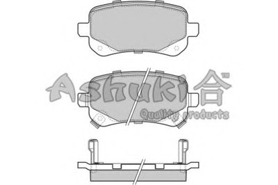 Комплект тормозных колодок, дисковый тормоз ASHUKI купить